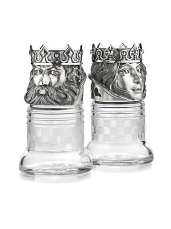 СЕРЕБРЯНЫЙ НАБОР ДЛЯ СПЕЦИЙ "КОРОЛЬ И КОРОЛЕВА" – АЛЬТМАСТЕР