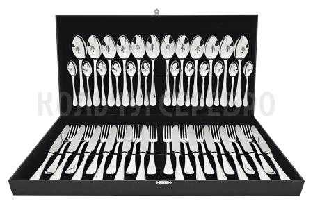 СЕРЕБРЯНЫЙ СТОЛОВЫЙ НАБОР "MODERN" (48 ПРЕДМЕТОВ) – SOKOLOV