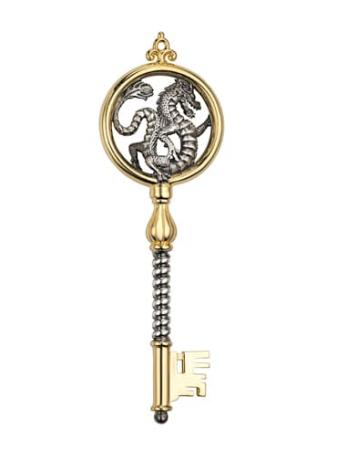 СЕРЕБРЯНЫЙ СУВЕНИР "КЛЮЧ К УСПЕХУ ДРАКОН" – АЛЬТМАСТЕР