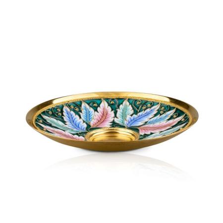 СЕРЕБРЯНОЕ БЛЮДЦЕ 27435 - РУССКИЕ САМОЦВЕТЫ