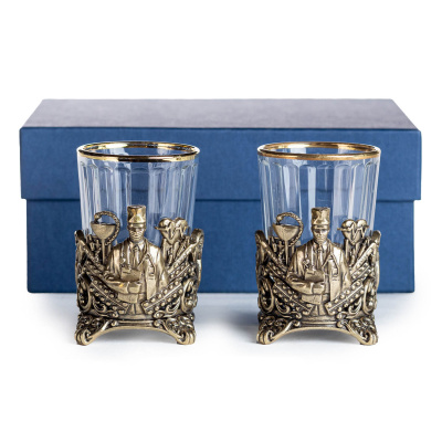 СТОПКА "МЕДИК" ЛАТУННАЯ 2 ШТ