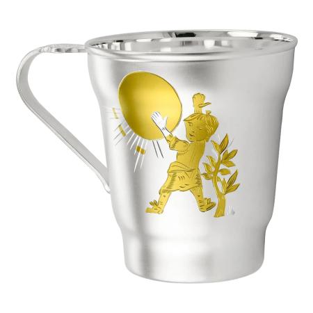 ДЕТСКАЯ СЕРЕБРЯНАЯ КРУЖКА "СОЛНЫШКО" – МСТЁРСКИЙ ЮВЕЛИР