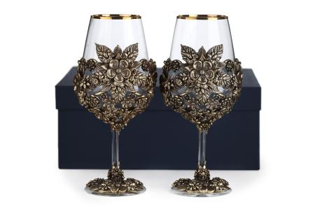 БОКАЛ ДЛЯ ВИНА "ЦВЕТОЧНАЯ ФАНТАЗИЯ" CLASSIC 2 ШТ.