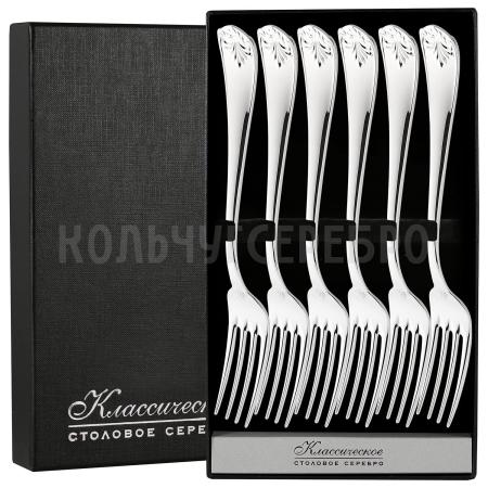 СЕРЕБРЯНЫЙ СТОЛОВЫЙ НАБОР "ANTIQUE" (6 СТОЛОВЫХ ВИЛОК) – SOKOLOV