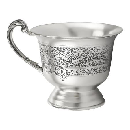 СЕРЕБРЯНАЯ ЧАЙНАЯ ЧАШКА "№17" – МСТЁРСКИЙ ЮВЕЛИР
