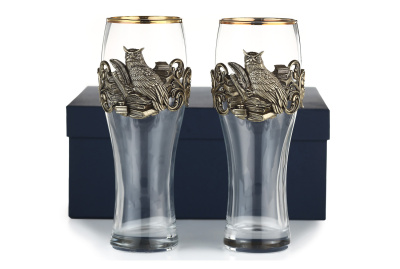 ПИВНОЙ БОКАЛ "МУДРОМУ РУКОВОДИТЕЛЮ" CLASSIC 2 ШТ