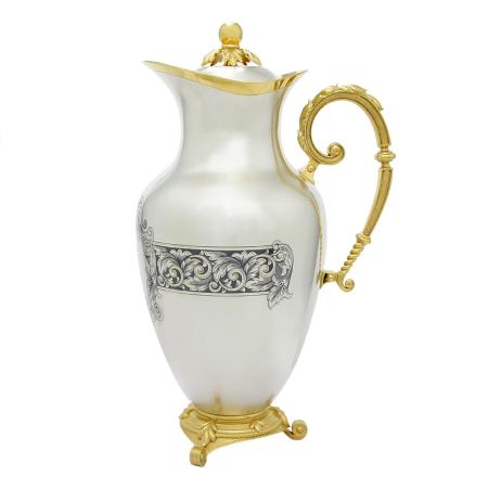 СЕРЕБРЯНЫЙ КУВШИН "ЛЕГЕНДА" (1,5 ЛИТРА) 40350026А06 – СЕВЕРНАЯ ЧЕРНЬ