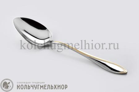 СТОЛОВАЯ ЛОЖКА ИЗ НЕРЖАВЕЮЩЕЙ СТАЛИ "ВОЛНА" М9 ЛНТП