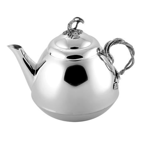 СЕРЕБРЯНЫЙ ЧАЙНИК С ЧЕРНЕНИЕМ "930528-1" – КРАСНАЯ ПРЕСНЯ