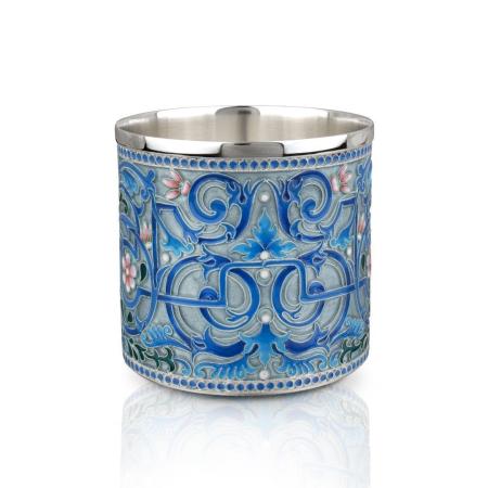 СЕРЕБРЯНЫЙ СТАКАН ДЛЯ ВИСКИ 42945 – РУССКИЕ САМОЦВЕТЫ