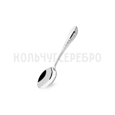 СЕРЕБРЯНАЯ КОФЕЙНАЯ ЛОЖКА "ВЕСНА" 930614 – КРАСНАЯ ПРЕСНЯ