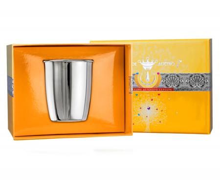 ДЕТСКИЙ СЕРЕБРЯНЫЙ СТАКАН "ГЛАДКИЙ" – АРГЕНТА