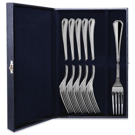 СТОЛОВЫЙ НАБОР ИЗ СЕРЕБРА "ЭЛЕГАНТ" (6 ВИЛОК) – АРГЕНТА