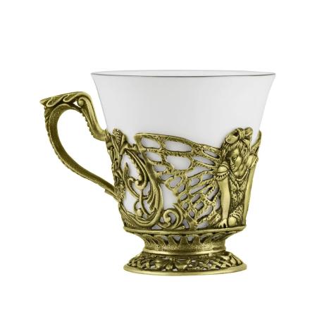 ЧАШКА ЧАЙНАЯ "ЛЕСНАЯ ФЕЯ" ЛАТУННАЯ