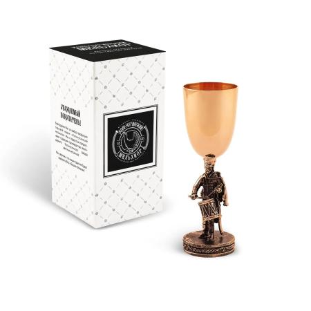 РЮМКА "ГУСАР С БАРАБАНОМ" МЕДНАЯ – КОЛЬЧУГИНСКИЙ МЕЛЬХИОР