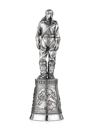 СЕРЕБРЯНАЯ РЮМКА-ПЕРЕВЕРТЫШ "ВОДОПЬЯНОВ" – АЛЬТМАСТЕР