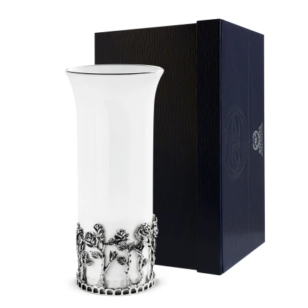 СЕРЕБРЯНАЯ ВАЗА ДЛЯ ЦВЕТОВ "РОЗАЛИЯ" – АРГЕНТА