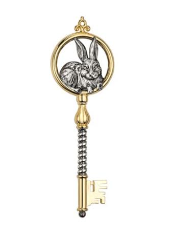 СЕРЕБРЯНЫЙ СУВЕНИР "КЛЮЧ К УСПЕХУ КРОЛИК" – АЛЬТМАСТЕР