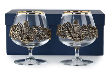 БОКАЛ ДЛЯ КОНЬЯКА "МУДРОМУ РУКОВОДИТЕЛЮ" CLASSIC 2 ШТ