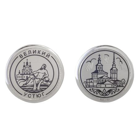 СЕРЕБРЯНАЯ СУВЕНИРНАЯ МОНЕТА "ВЕЛИКИЙ УСТЮГ" АРТ. 60050012В05 – СЕВЕРНАЯ ЧЕРНЬ