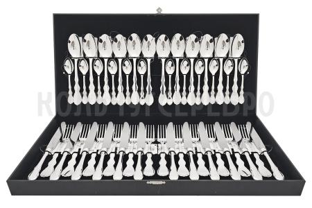 СЕРЕБРЯНЫЙ СТОЛОВЫЙ НАБОР "VICTORIAN" (48 ПРЕДМЕТОВ) – SOKOLOV