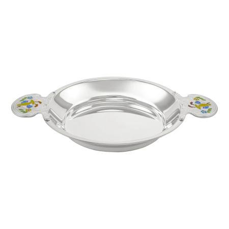 ДЕТСКОЕ СЕРЕБРЯНОЕ БЛЮДЦЕ "УТЕНОК" – МСТЁРСКИЙ ЮВЕЛИР