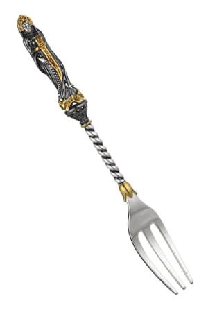 СЕРЕБРЯНАЯ ДЕСЕРТНАЯ ВИЛКА "ВАРВАРА-КРАСА" - АЛЬТМАСТЕР