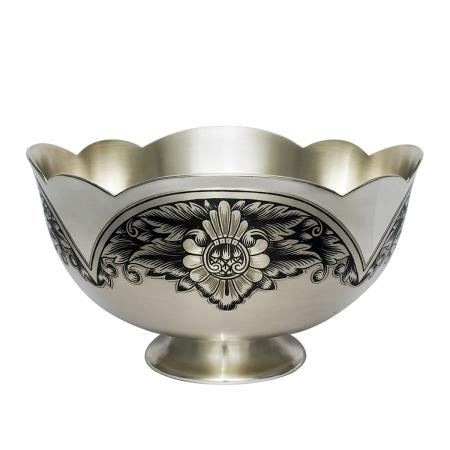 СЕРЕБРЯНАЯ ВАЗА-САЛАТНИЦА  АРТ. 40130085А05 – СЕВЕРНАЯ ЧЕРНЬ