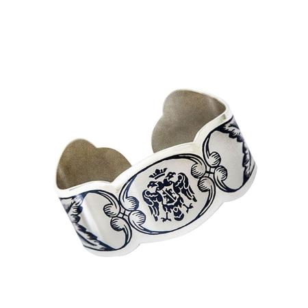 СЕРЕБРЯНОЕ КОЛЬЦО ДЛЯ САЛФЕТОК АРТ. 40270016Л06 – СЕВЕРНАЯ ЧЕРНЬ