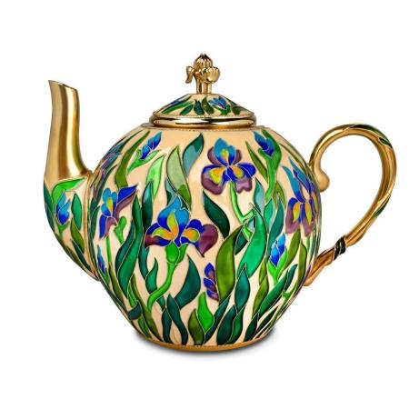 СЕРЕБРЯНЫЙ ЧАЙНИК 42612 – РУССКИЕ САМОЦВЕТЫ