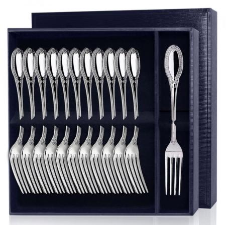 СЕРЕБРЯНЫЙ СТОЛОВЫЙ НАБОР "ИМПЕРАТОР" (12 СТОЛОВЫХ ВИЛОК) – АРГЕНТА