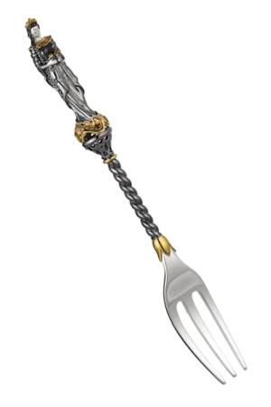 СЕРЕБРЯНАЯ ДЕСЕРТНАЯ ВИЛКА "МАРЬЯ-ИСКУСНИЦА" - АЛЬТМАСТЕР