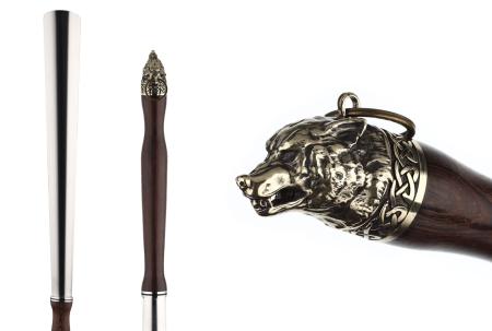 ОБУВНАЯ ЛОЖКА "ВОЛК КЕЛЬТСКИЙ УЗОР" 75 СМ