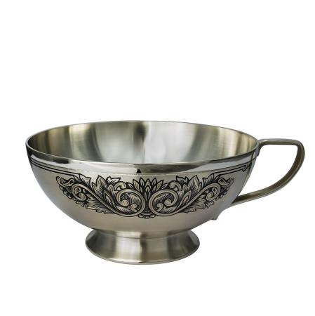 СЕРЕБРЯНАЯ ЧАЙНАЯ ЧАШКА С ЧЕРНЕНИЕМ "40080072А05" – СЕВЕРНАЯ ЧЕРНЬ