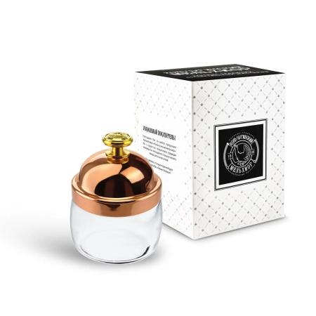 БАНКА ДЛЯ СЫПУЧИХ ПРОДУКТОВ "КМ" МЕДНАЯ (500 МЛ.) – КОЛЬЧУГИНСКИЙ МЕЛЬХИОР