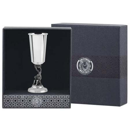 РЮМКА "ИВАН" ПОСЕРЕБРЕННАЯ С ЧЕРНЕНИЕМ (1 ШТУКА) – КОЛЬЧУГИНСКИЙ МЕЛЬХИОР