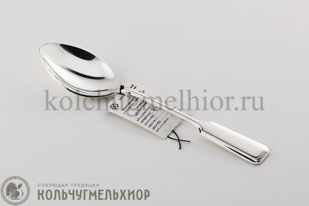 СЕРЕБРЯНАЯ ДЕСЕРТНАЯ ЛОЖКА "КУПЕЧЕСКАЯ" (№15) - МСТЕРСКИЙ ЮВЕЛИР
