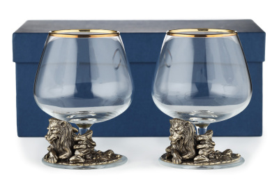 БОКАЛ ДЛЯ КОНЬЯКА "ЛЕВ VIP" CLASSIC 2 ШТ