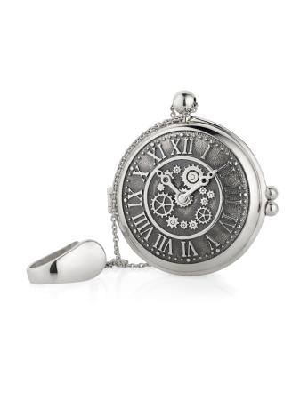 СЕРЕБРЯНОЕ СИТЕЧКО ДЛЯ ЧАЯ "КАРМАННЫЕ ЧАСЫ" – АЛЬТМАСТЕР