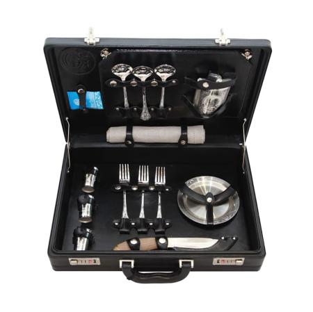 СЕРЕБРЯНЫЙ НАБОР "ПИКНИК" – СЕВЕРНАЯ ЧЕРНЬ