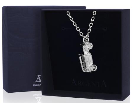 Столовое серебро купить в Москве СЕРЕБРЯНЫЙ БРЕЛОК ДЛЯ КЛЮЧЕЙ "ФОРД" – АРГЕНТА