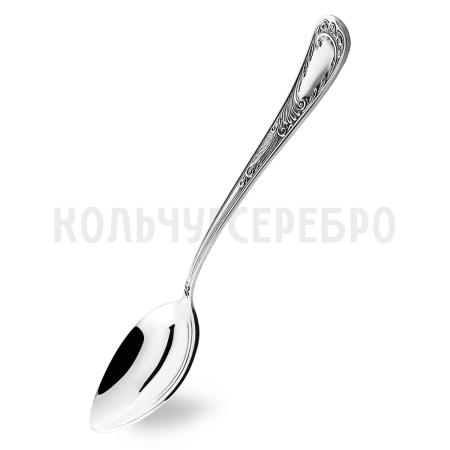 СТОЛОВАЯ ЛОЖКА ИЗ МЕЛЬХИОРА "ГЛОРИЯ" С ЧЕРНЕНИЕМ – МСТЕРСКИЙ ЮВЕЛИР