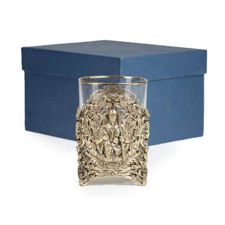 СТАКАН ДЛЯ ВИСКИ "ОХОТНИК" ЛАТУННЫЙ