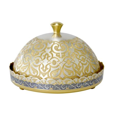 СЕРЕБРЯНАЯ ВАЗА С ПОЗОЛОТОЙ АРТ. 40130124А04 – СЕВЕРНАЯ ЧЕРНЬ