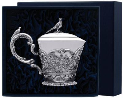 СЕРЕБРЯНЫЙ СЛИВОЧНИК "КОРОЛЕВСКАЯ ОХОТА" – АРГЕНТА