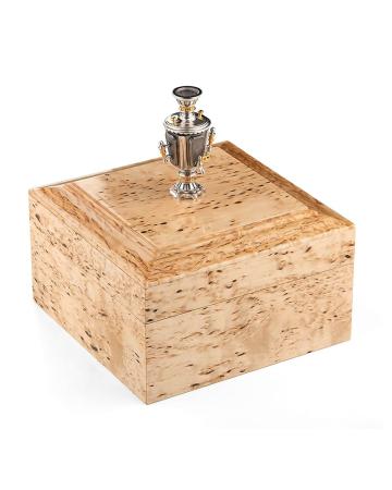 ЛАРЕЦ ДЛЯ ПАКЕТИРОВАННОГО ЧАЯ "ТУЛЬСКИЙ САМОВАР" – АЛЬТМАСТЕР