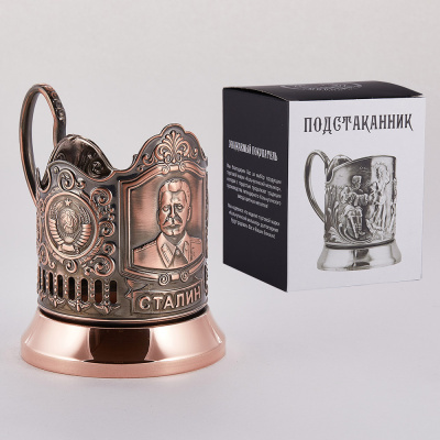 ПОДСТАКАННИК "СТАЛИН" МЕДНЫЙ – КОЛЬЧУГИНСКИЙ МЕЛЬХИОР