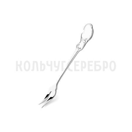 СЕРЕБРЯНАЯ ВИЛКА ДЛЯ ЛИМОНА "ВЕНЕЦИЯ" - СЕВЕРНАЯ ЧЕРНЬ