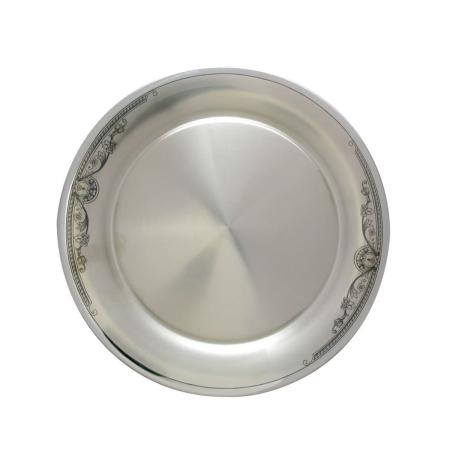 СЕРЕБРЯНАЯ ПОДСТАВОЧНАЯ ТАРЕЛКА АРТ. 40330005А05 – СЕВЕРНАЯ ЧЕРНЬ