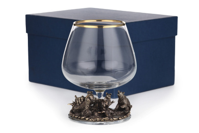 БОКАЛ ДЛЯ КОНЬЯКА "УТРО В СОСНОВОМ БОРУ" CLASSIC 